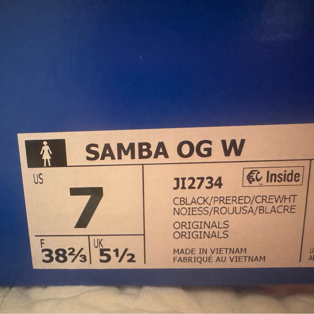 adidas Samba OG Red Leopard - Size 7 - Picture 9 of 9